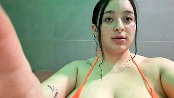 wife meets stranger in jacuzzi for a secret encounter