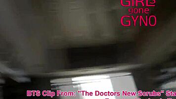 Naked Preshoot Fun with Sexy Doctor