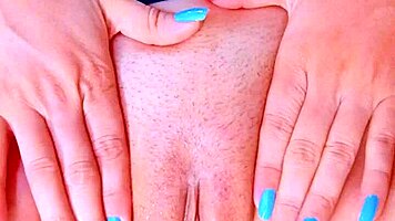 gorgeous tanned desi beauty fingering her pink pussy erotic homemade video