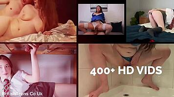 18 Year Old British Redhead Sucks And Swallows Cum In Lingerie Party Setting