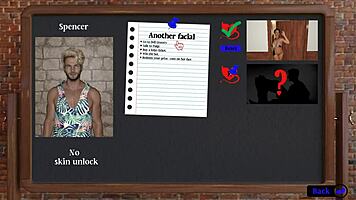 Whoa, that cashier just got an unexpected facial in the 3D hentai game!