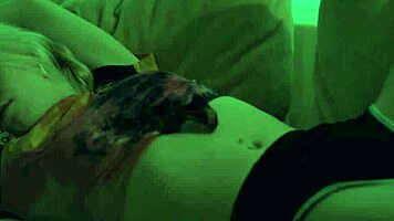 Suggestive Bed Sharing With Little 18+ Girl On Vacation