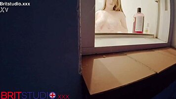 Peeking at Neighbor in Shower