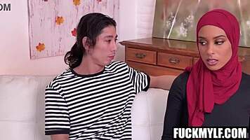 Lonely Hijab Wife Befriended By The Foreign Exchange Student Jayne Doh David Lee