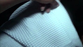Darkchocolatebarbie blew cum bubbles and rode dick after a drive home
