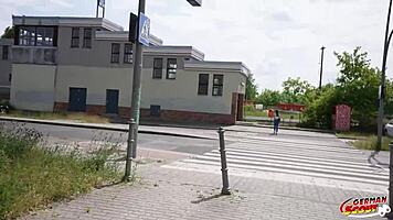 German scout picks up small tits vegan bitch