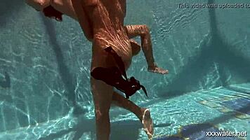 i feel intense underwater passion with serbian and russian lesbos