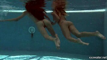 i feel intense underwater passion with serbian and russian lesbos