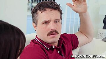 i get blowjob from teen brunette