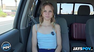 Jay interviews tiny newcomer Erica Canfield for first POV casting