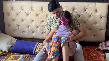 Beautiful Hot Girl First Time Sex with Friend's Husband