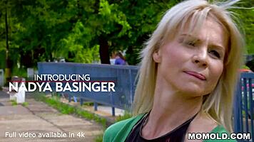 Blonde Milf Nadya Basinger Fucks Young Guy