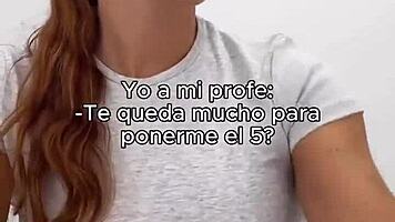 Handjob To The Teacher