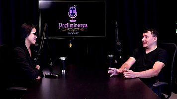 Hot Latina Brunette Teases in Sheer Red