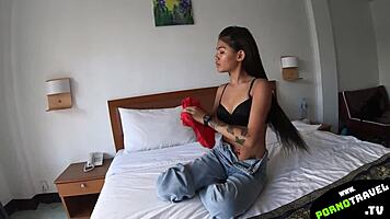 Young Asian Girl With Perfect Body Gets Blown!