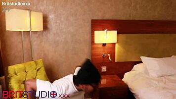 19 year old teen 18+ gives an interracial handjob