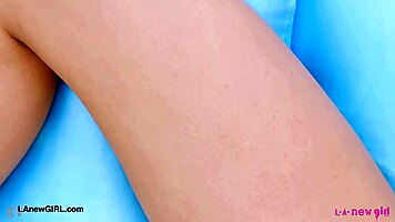 Classic beauty shows sexy body in brunette charm massage