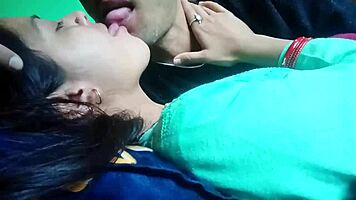 Kissing and Pressing Girlfriend's Big Tits Before Intense Anal Fucking and Licking!