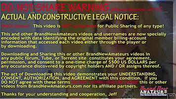 Lovely blonde cutie Chelsie R masturbates before getting pounded for a cum facial