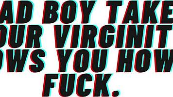 audio roleplay bad boy takes your virginity and teaches fucking