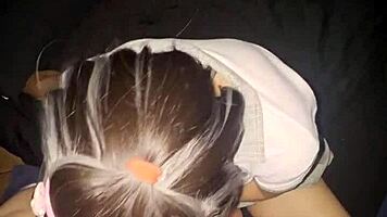 Colegiala timida se come verga en escuela publica