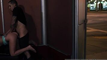 red bondage session with valerie white, who may be a cute tiny platinum-blonde teen 18+ager