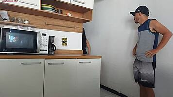 Risky sex while husband showers, almost caught