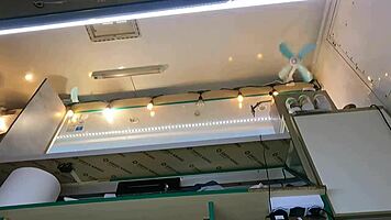 Boss Plays With Sexy Shop Assistant Pussy During Customer Talk