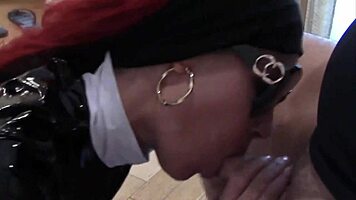 milf sunglasses blowjob swallow compilation