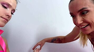 Flexible Girlfriend Remains Motionless With Couple In Threesome FFM Activity.