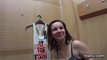 Perfect Czech Girl Teased in Supermarket