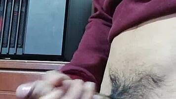 big cumshot from hard young cock