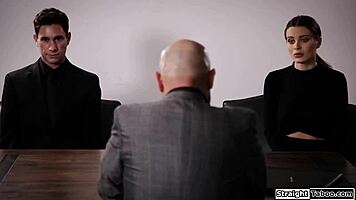 Guy dominates teen in rough session