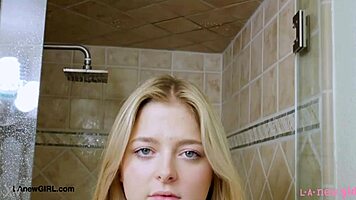 the golden girl next door took a shower