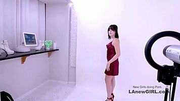 Simply Stunning Model Participates In Modeling Audition Interview