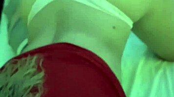 Linda, the slut, boldly flaunts her natural tits and slim body