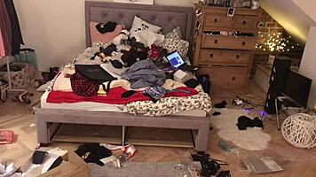 Girls Tease With Pussy Wedgies And Boob Pasties At Home Party