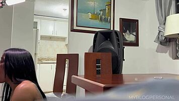 Beautiful Latina Debuts In Her First Casting Interview Behind Cameras