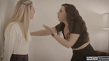 bff convinces guy to fuck virgin girl hard