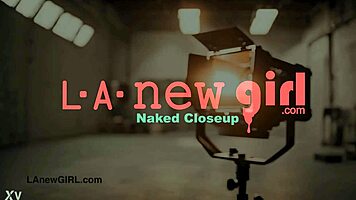 Skinny Tall Model Displays Her Sexy Body