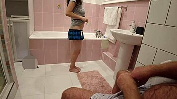 that dirty college girl sucking my old hairy dick