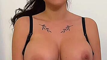 busty teen 18+ loves sucking big fat dick - pov blowjob