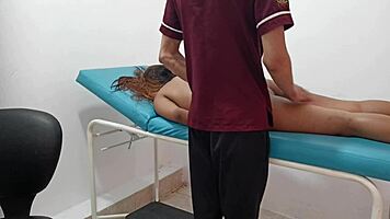 Young Masseuse Gives Massage With Unexpected Ending