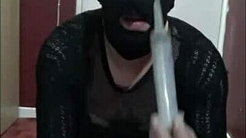 Mark Wright, a bisexual crossdresser, savors ass, piss, and cum flavors in his anal debut.