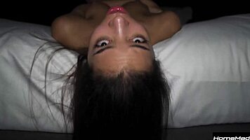 Submissive Filipino Tries Interracial Threesome