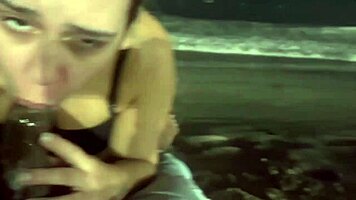 i banged mila falk on rio beach, she wanted creampie in pussy so bad