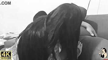 Tattooed Redhead Blowjob Makes Fan Cum Instantly