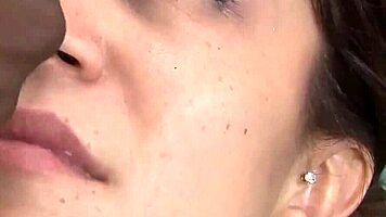 Latina teen with huge natural tits eagerly takes a big black cock deep in her ass, moaning in pleasure as it stretches her tight hole.