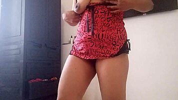 why does this mexican milf dance sexy, bouncing her ass until she comes in orgasm for us?