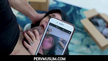 thick muslim teen 18+ loses virginity to stepuncle